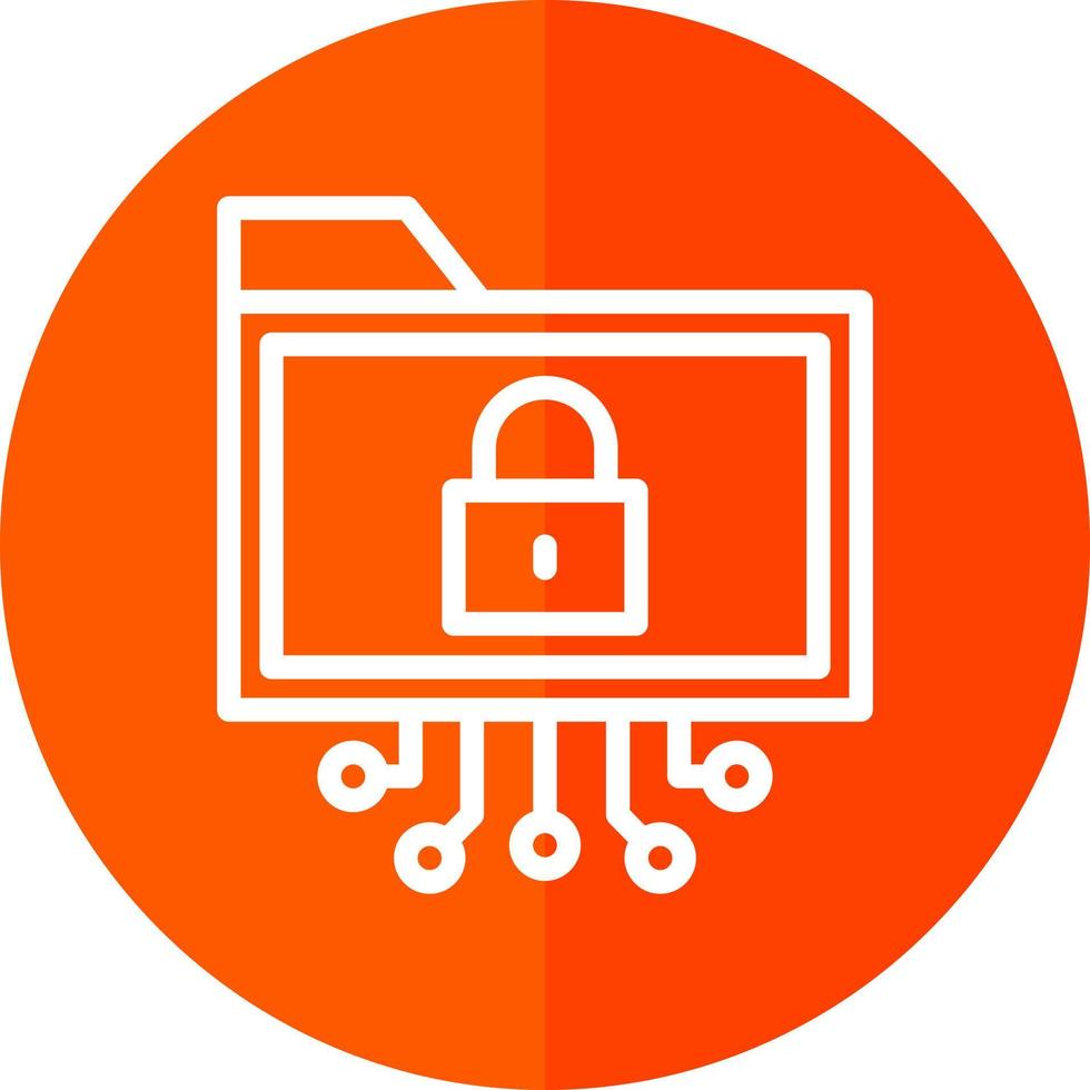 Data Encryption Vector Icon Design