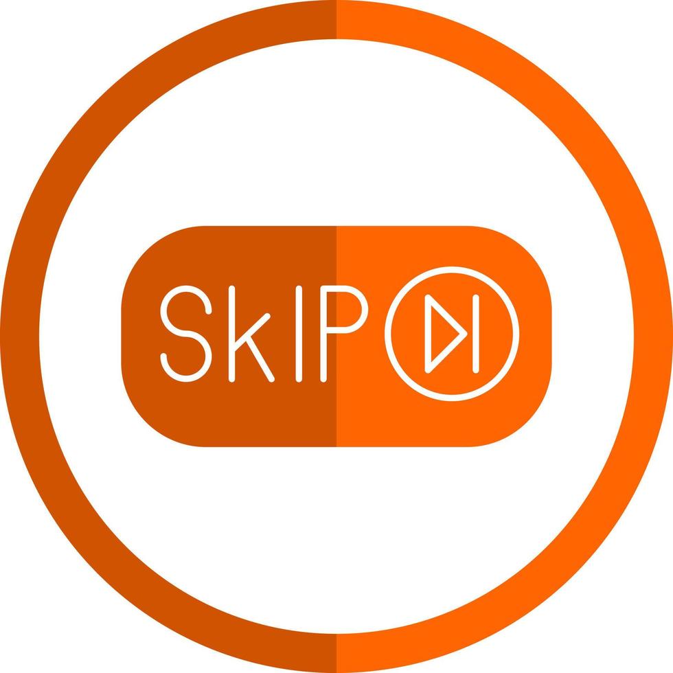 Skip Ad Vector Icon Design