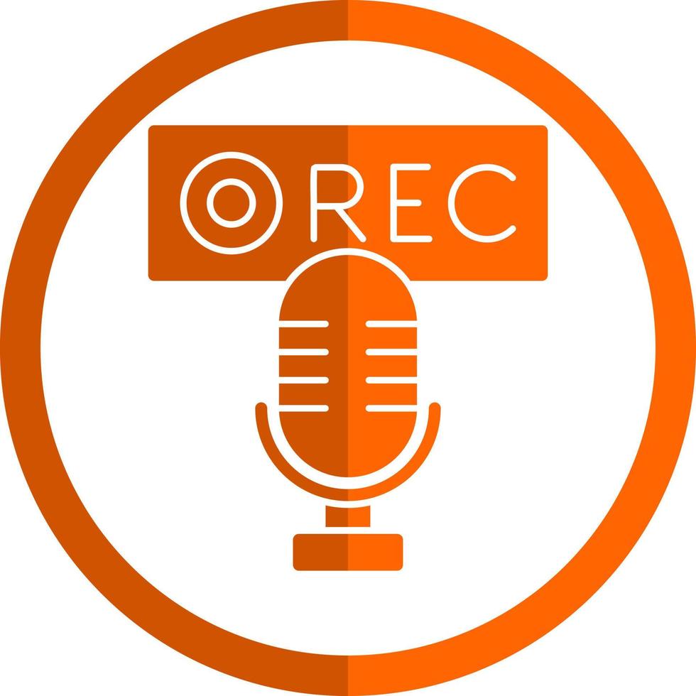 Recording Vector Icon Design
