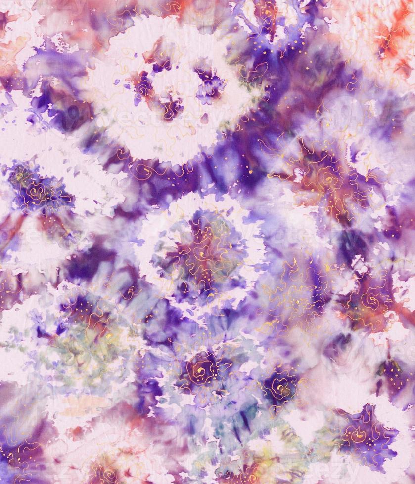 Tie Dye. Fabric Hippie Design. Batik.Textile shiboriTie Dye. Fabric Hippie Design. Indigo Print. Cotton fabric abstract texture psychedelic background. photo