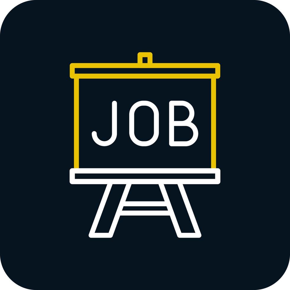 Job Board Vector Icon Design