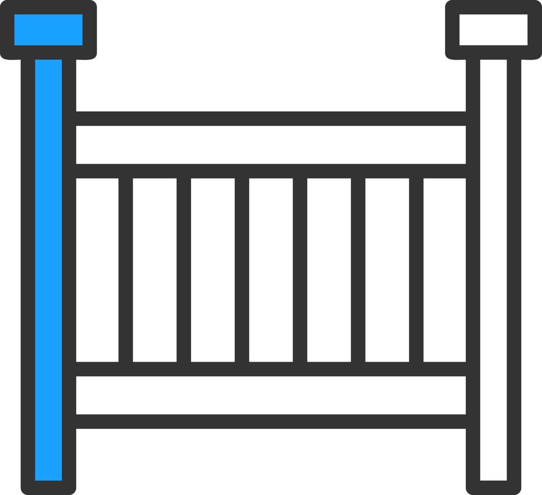 Crib Vector Icon Design