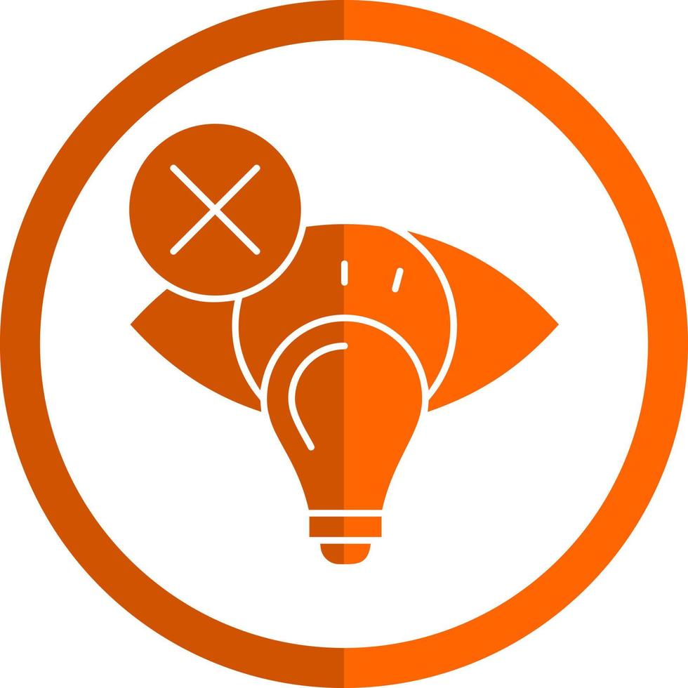 Photophobia Vector Icon Design