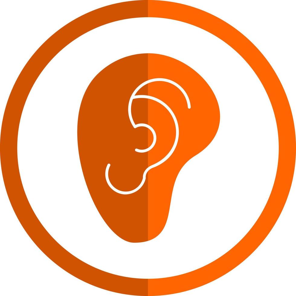 Ear Vector Icon Design