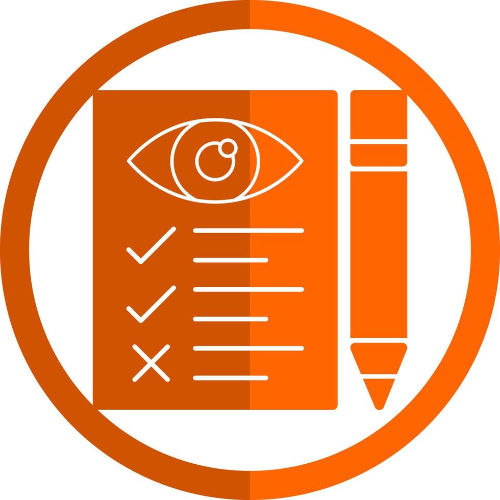 Eye Test Vector Icon Design