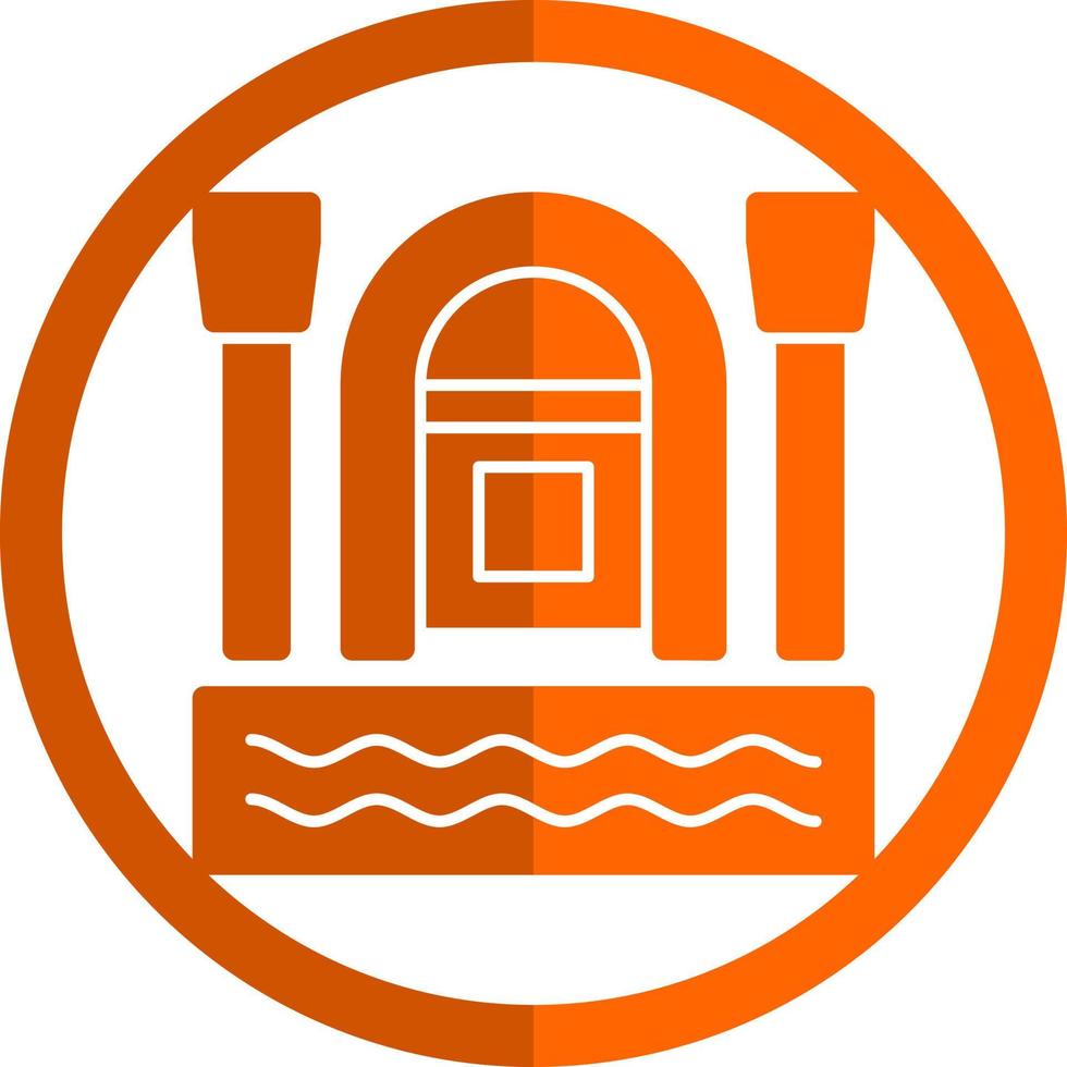 Rafting Vector Icon Design