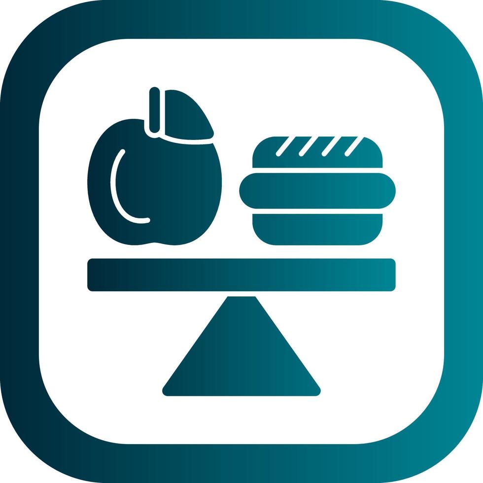 Balanced Diet Vector Icon Design