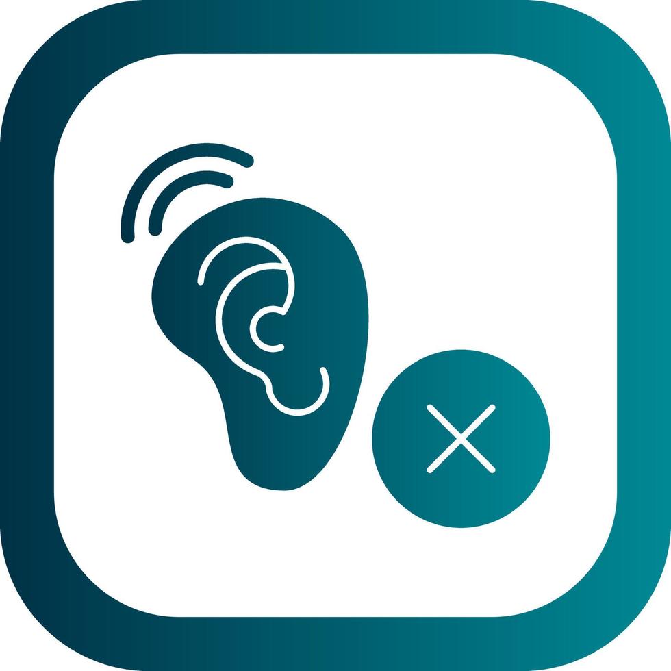 Deaf Vector Icon Design