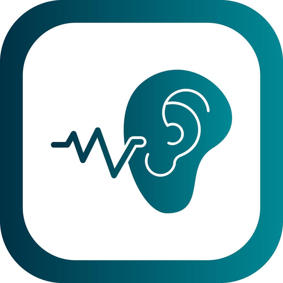 Hearning Test Vector Icon Design