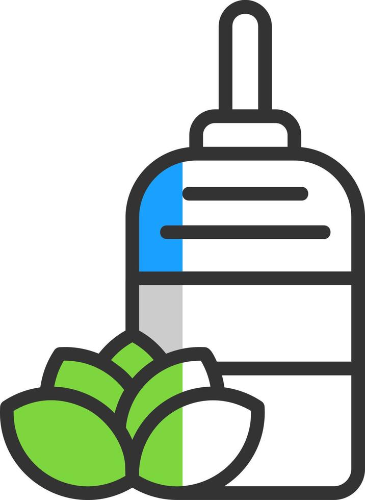 Essential Oil Vector Icon Design