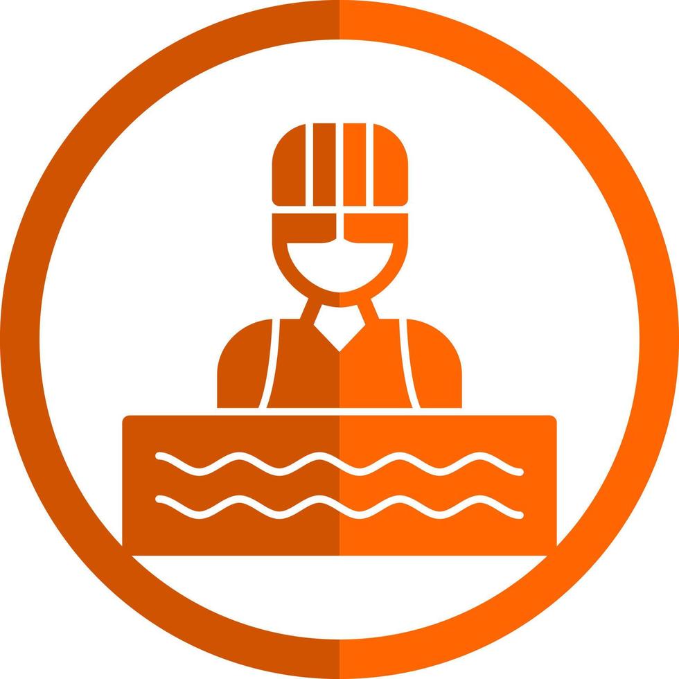 Swimmer Vector Icon Design