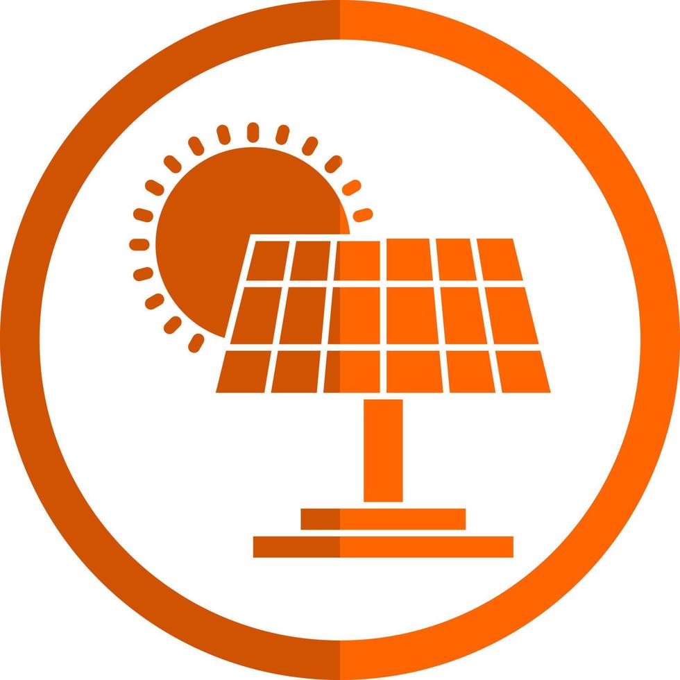 Solar Panel Vector Icon Design