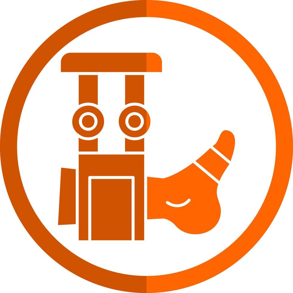 Injured Vector Icon Design
