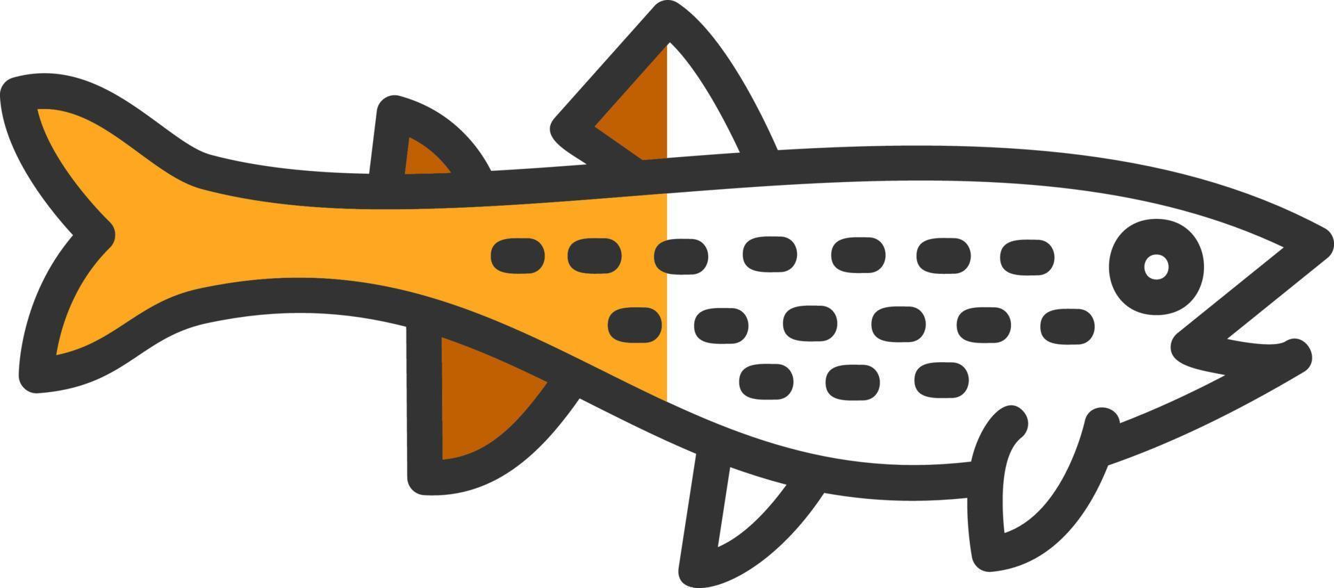 Trout Vector Icon Design