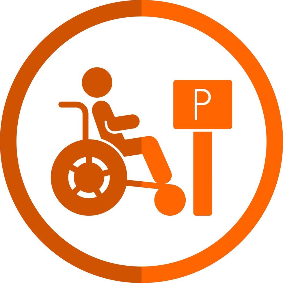Handicap Vector Icon Design