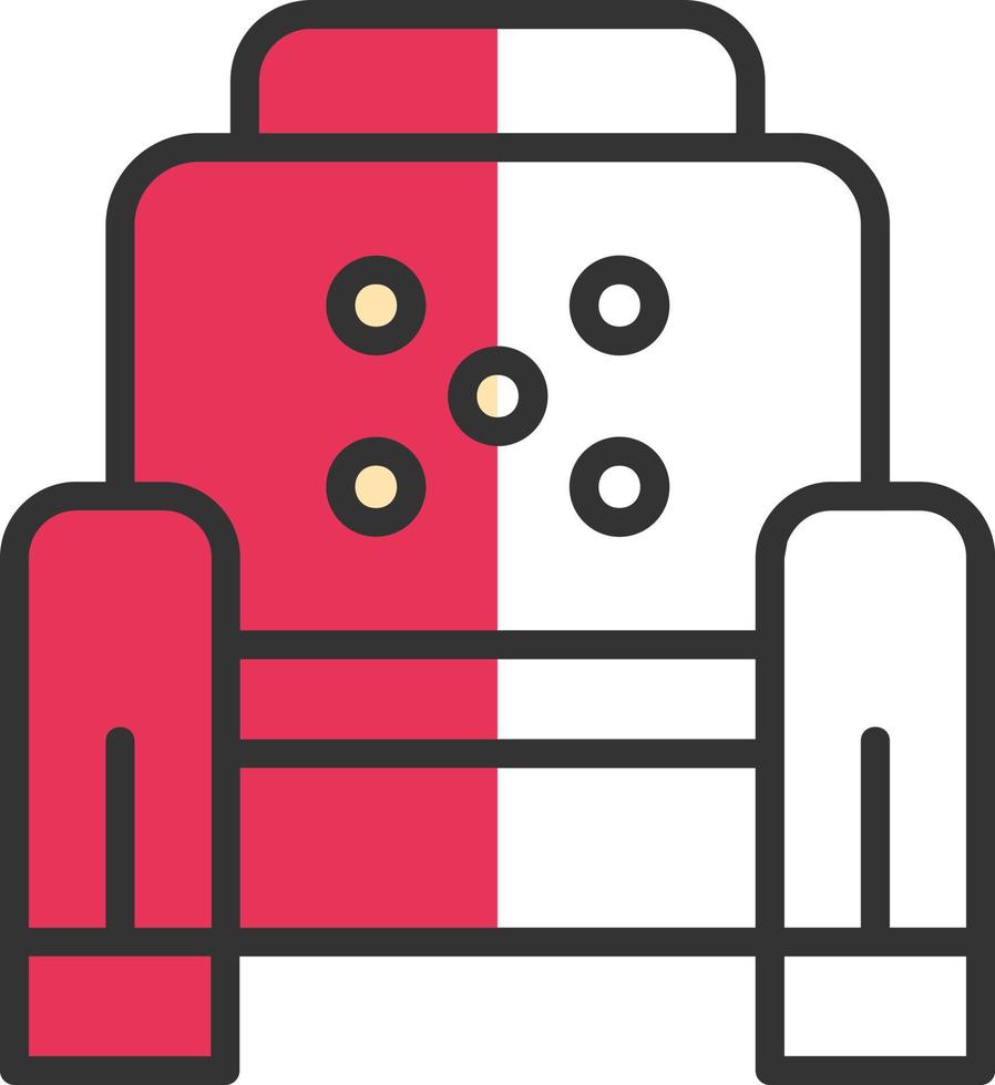 Armchair Vector Icon Design