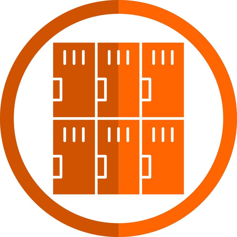 Locker Room Vector Icon Design