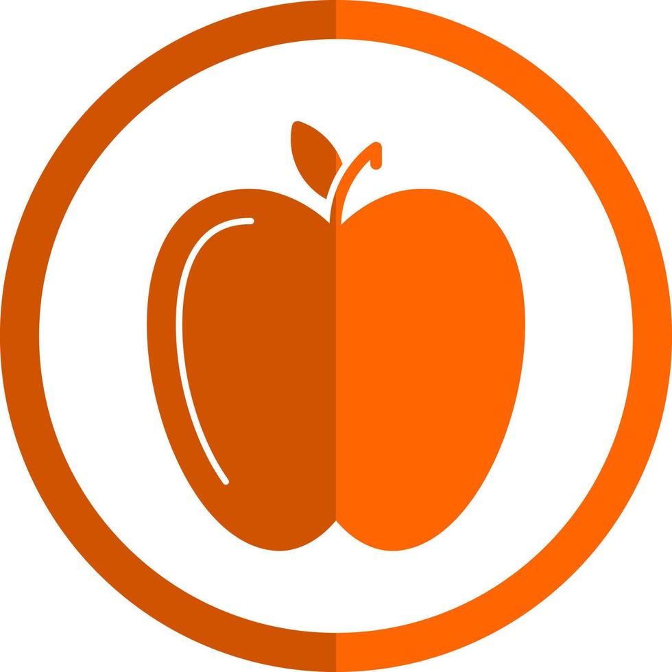 diseño de icono de vector de manzana