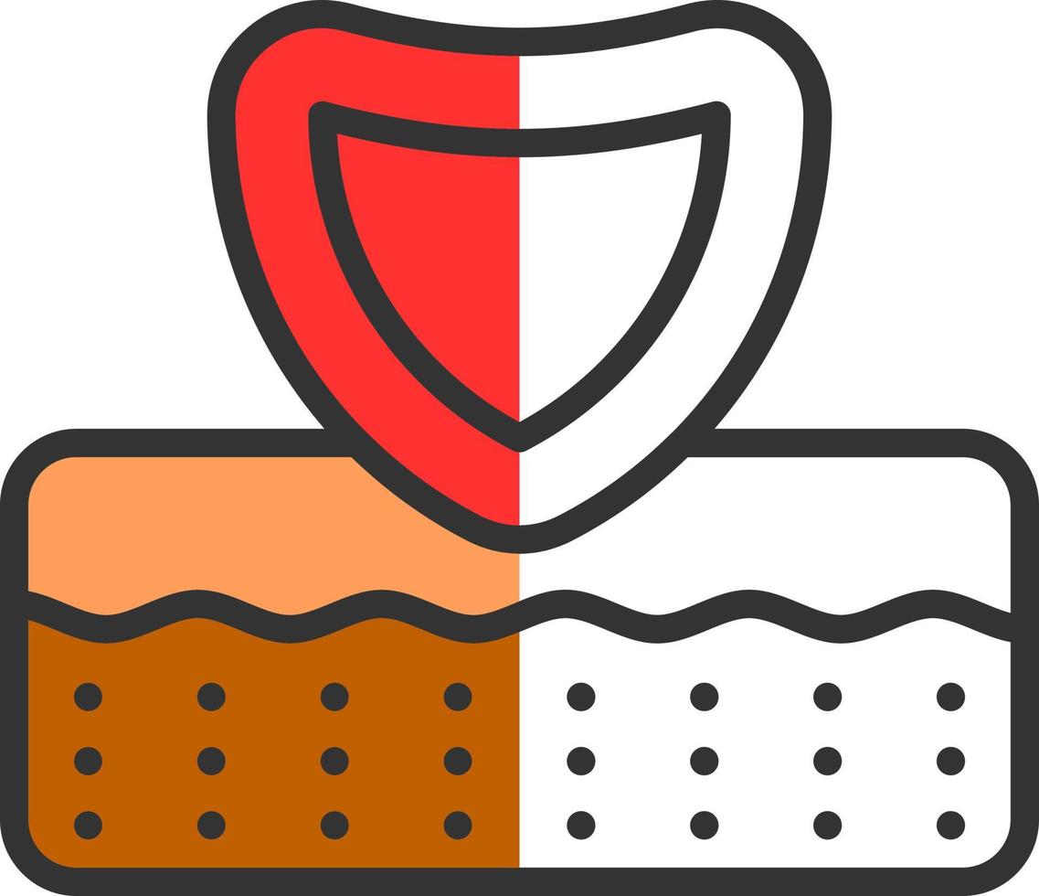 Skin Protection Vector Icon Design