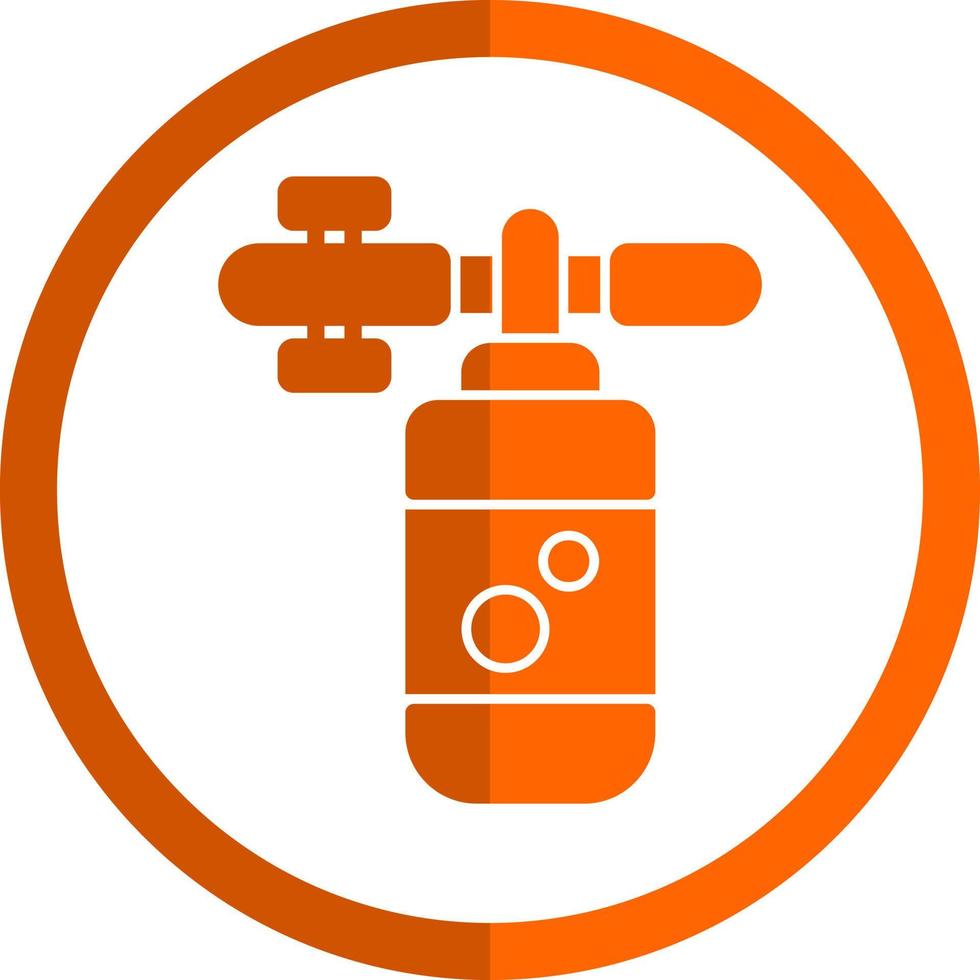 Foam Gun Vector Icon Design