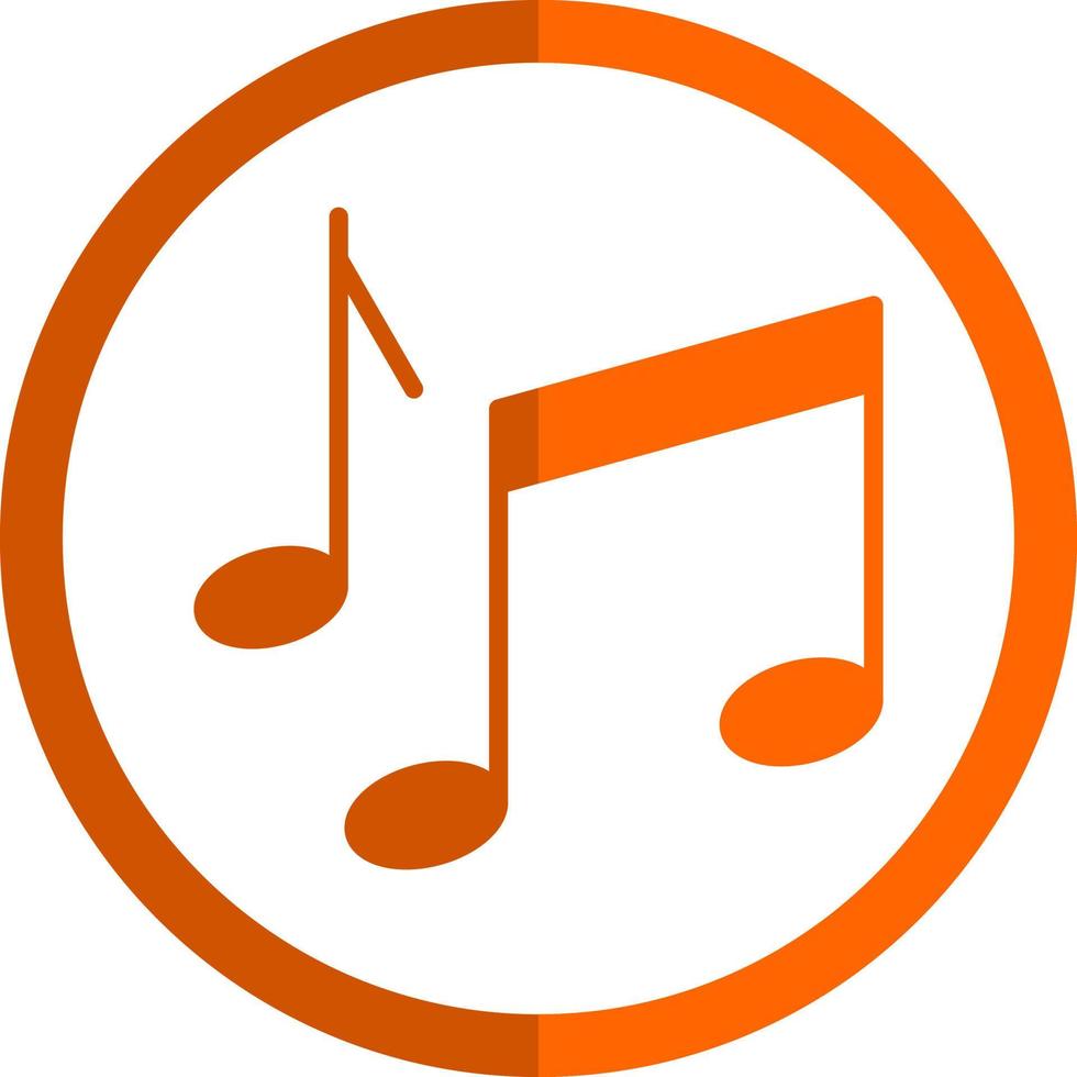 Musical Note Vector Icon Design