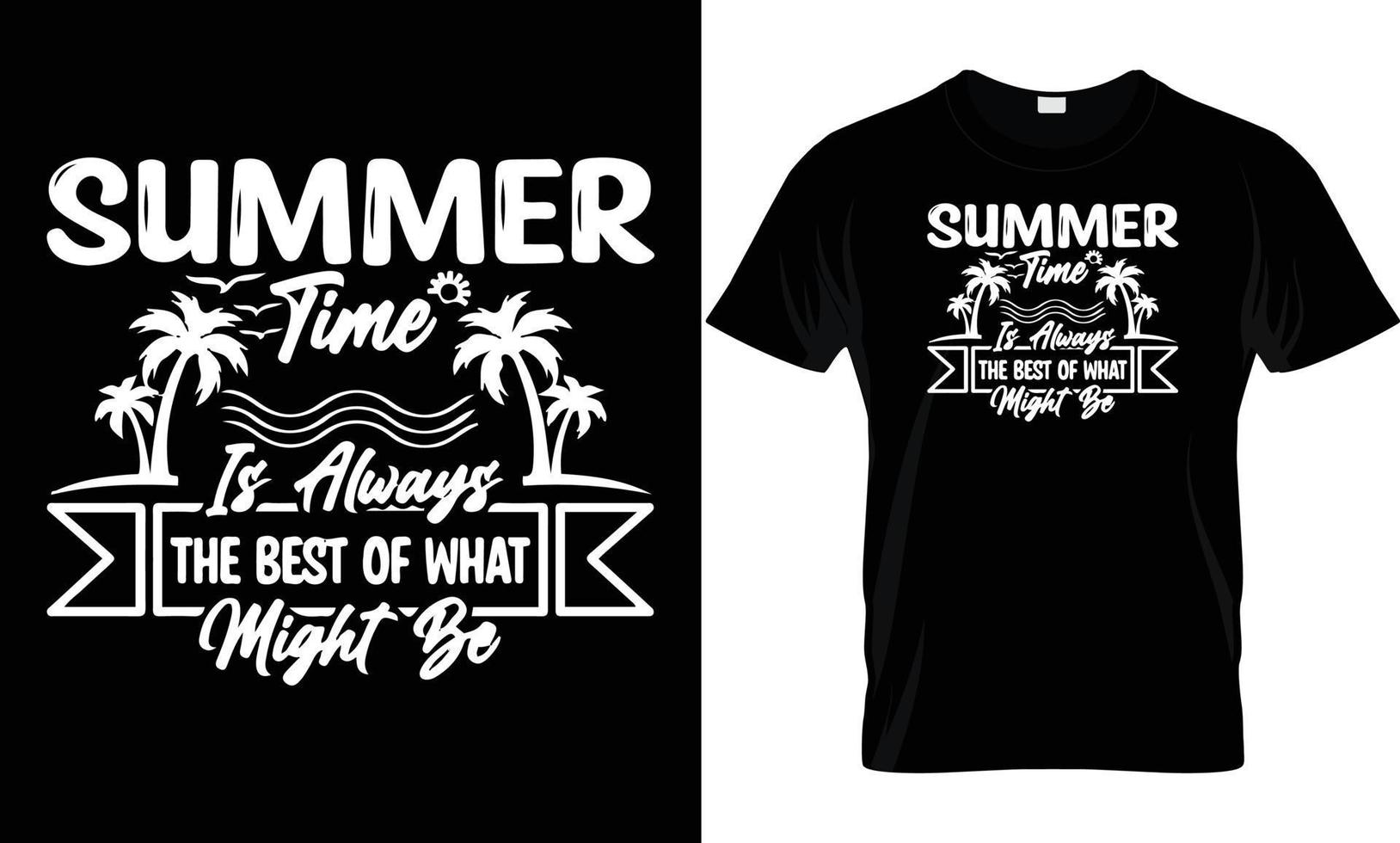 SUMMER T - SHIRT DESIGN vector