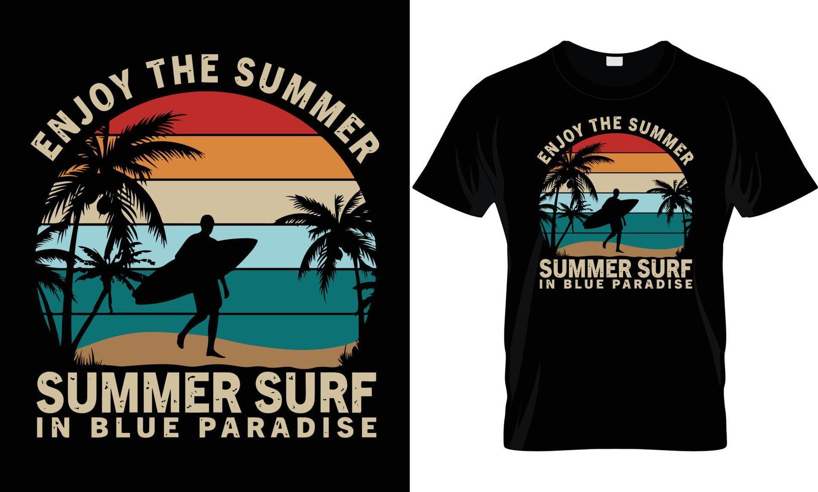 SUMMER T - SHIRT DESIGN vector