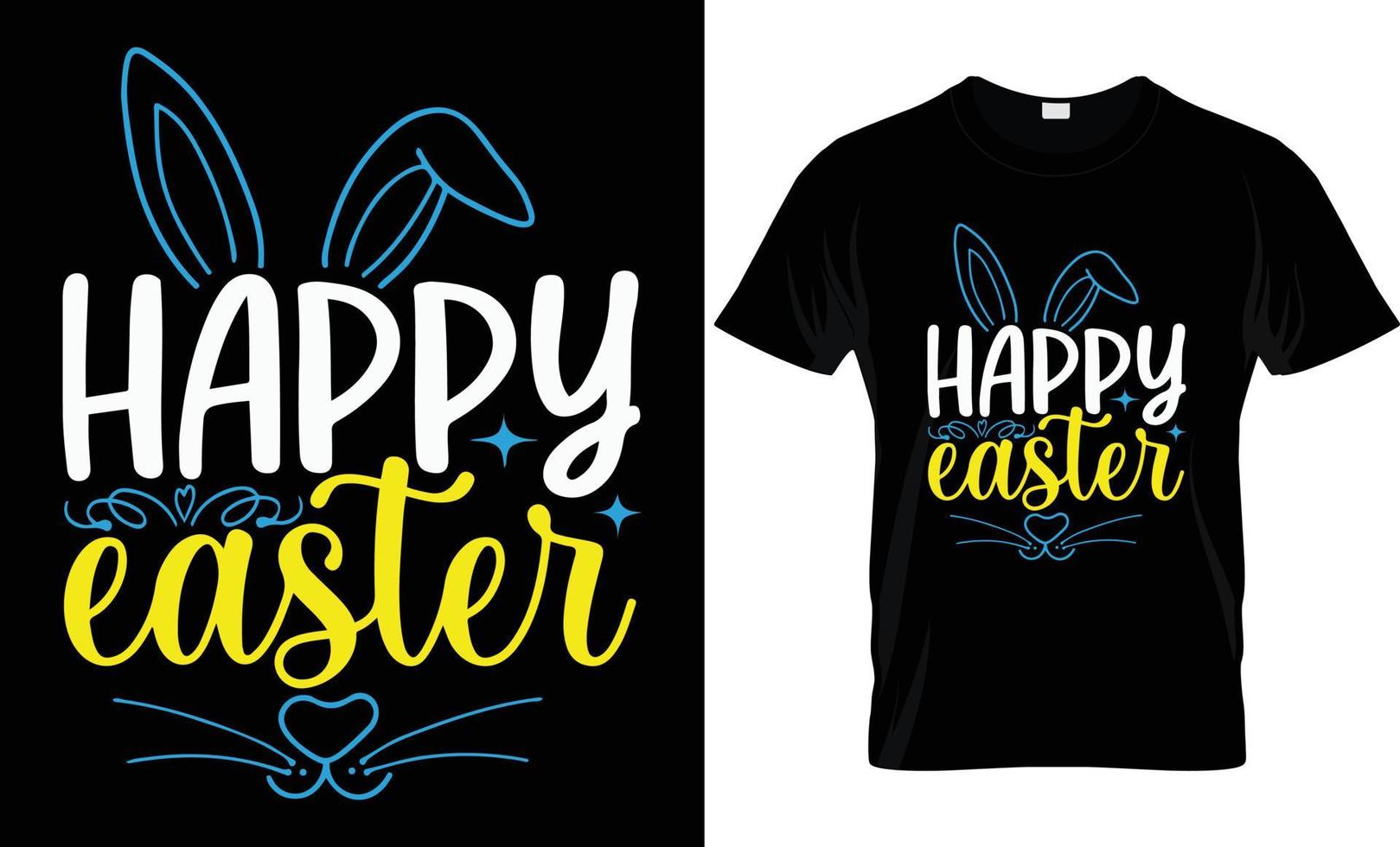 EASTER T - SHIRT DESIGN vector