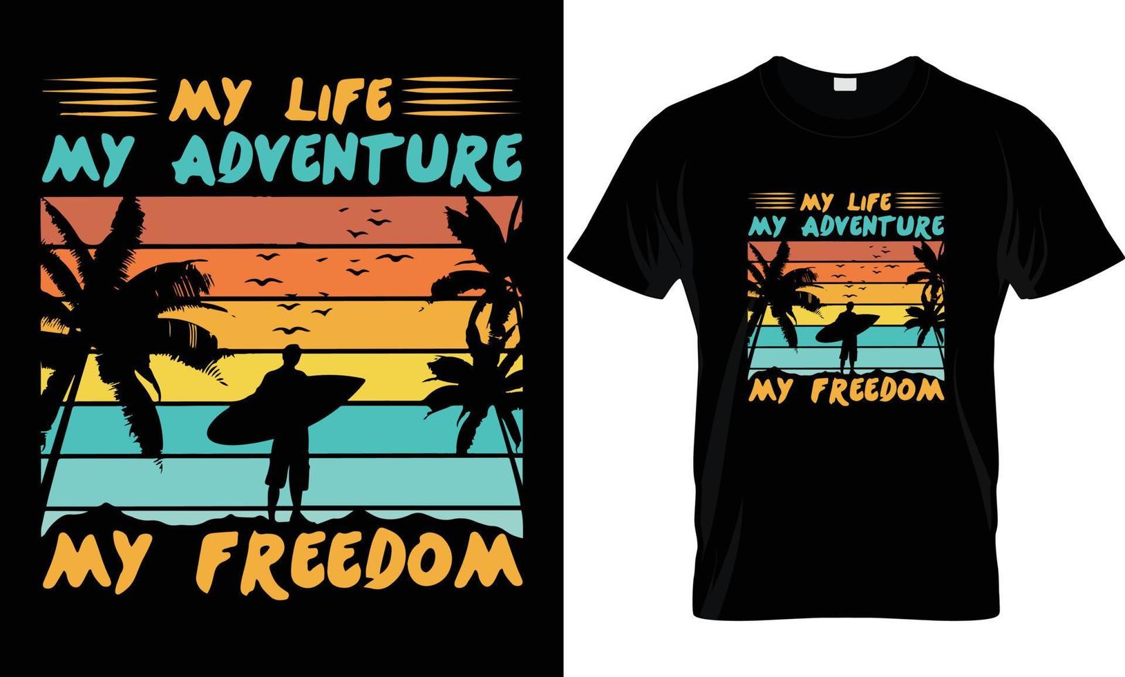 SUMMER T - SHIRT DESIGN vector