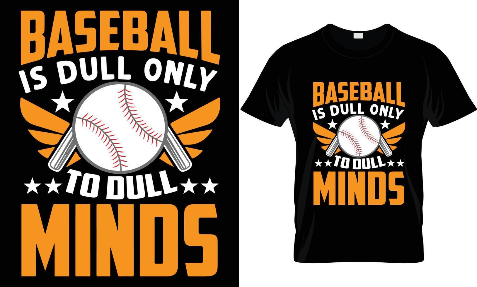 BASEBALL T - SHIRT DESIGN vector