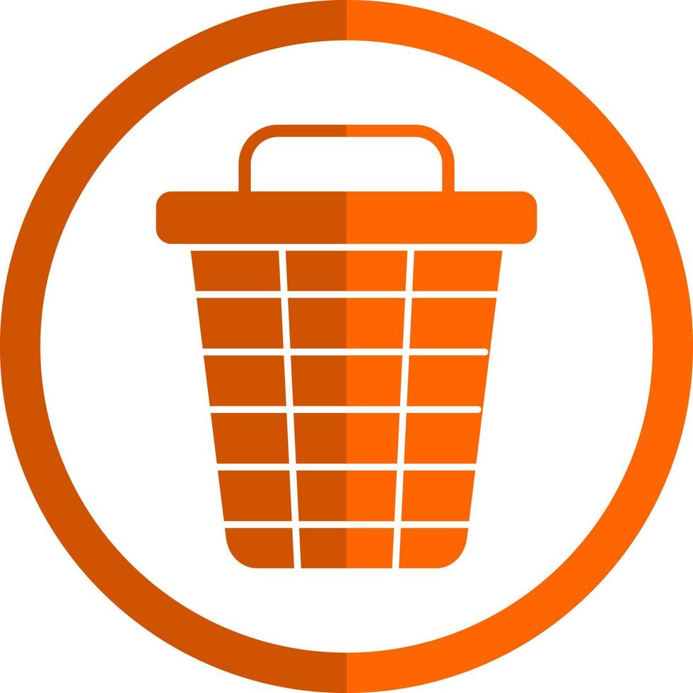 Trash Bin Vector Icon Design