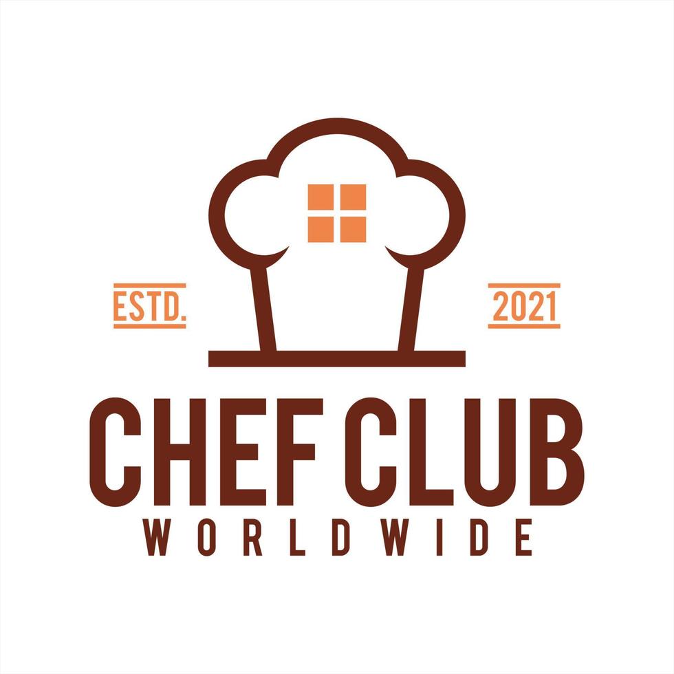 bread and chef logo vector icon illustration
