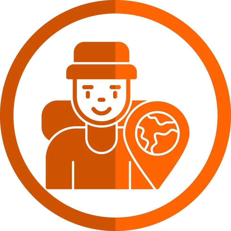 Traveler Vector Icon Design