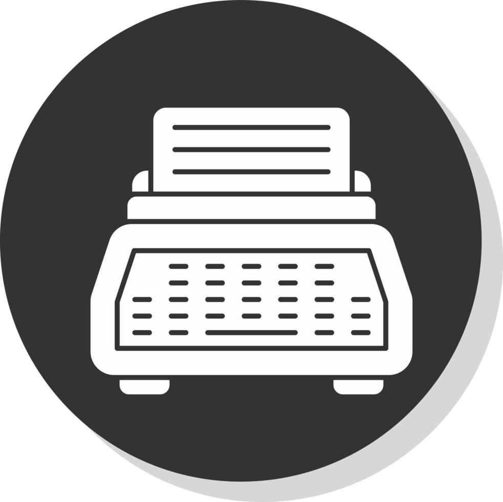 Typing Vector Icon Design