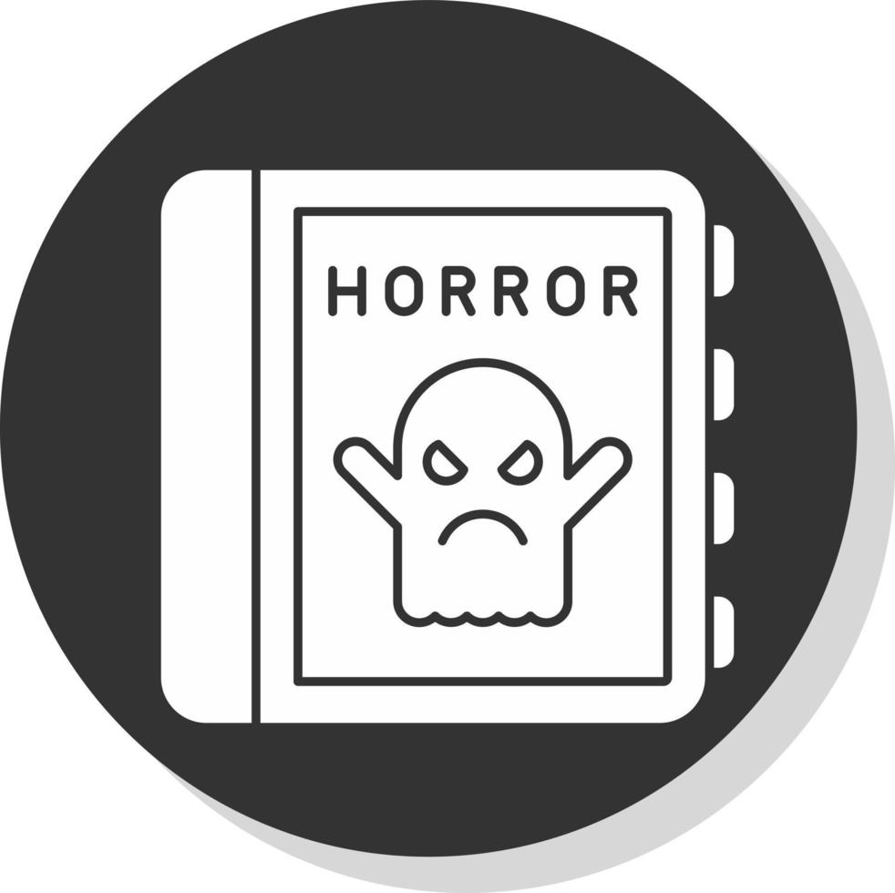 diseño de icono de vector de terror