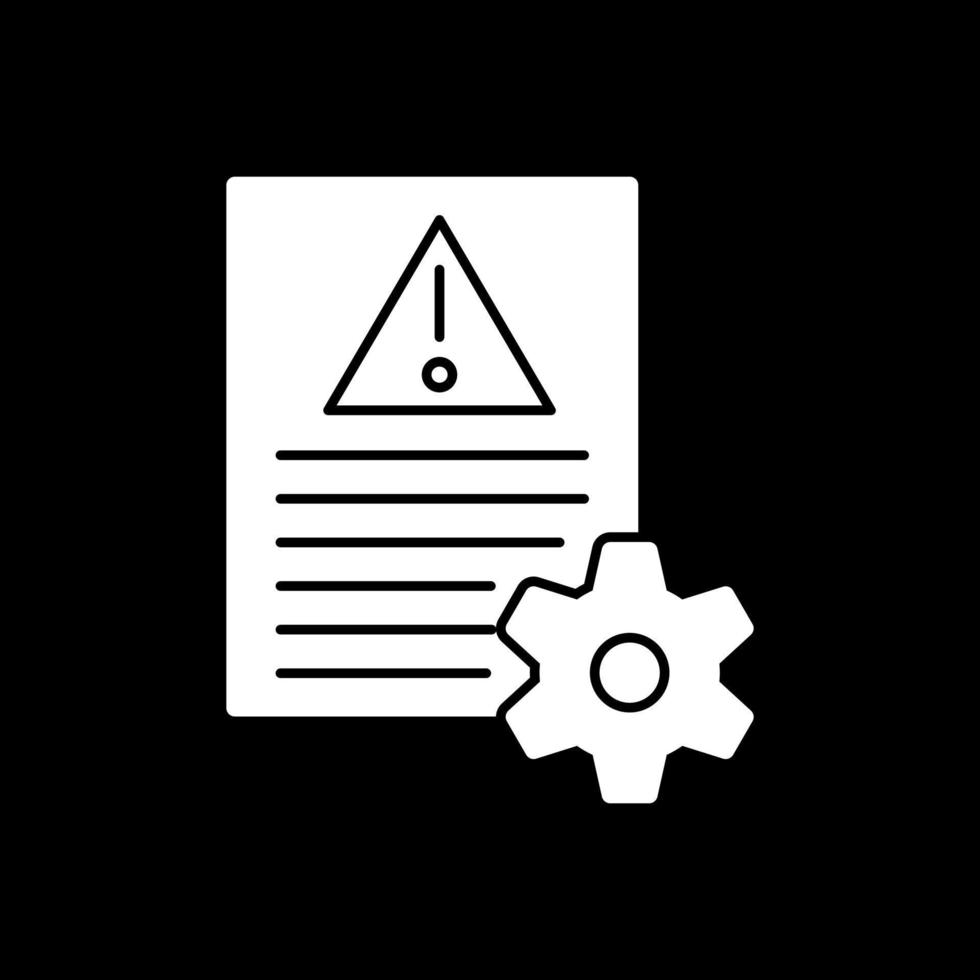 Risk Management Vector Icon Design