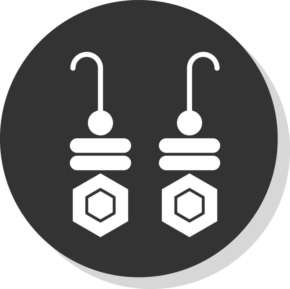 diseño de icono de vector de pendientes