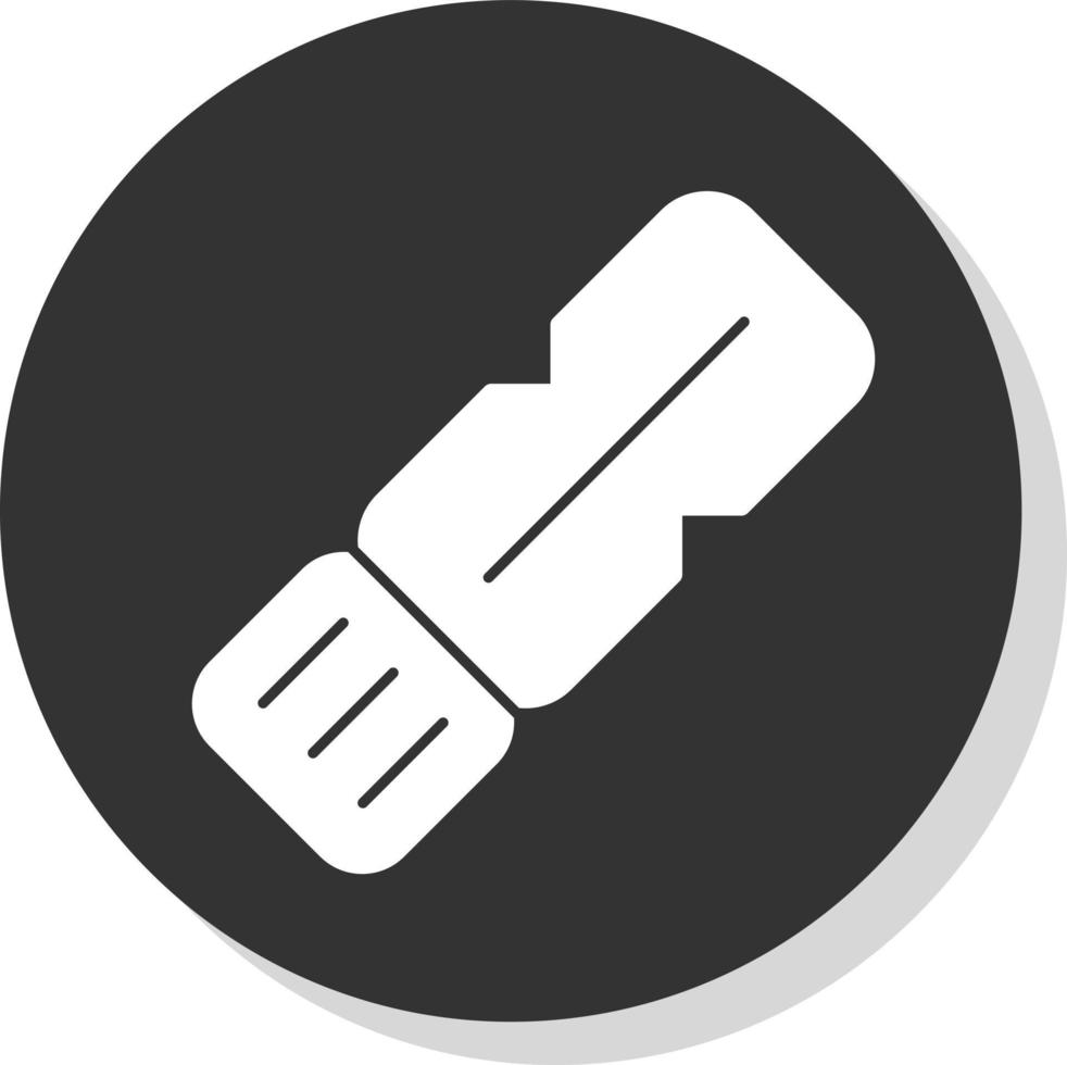 Cinema Ticket Vector Icon Design