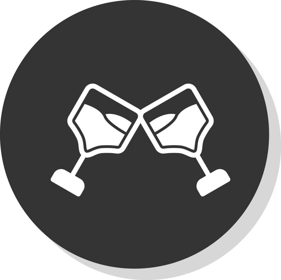 Champagne Glass Vector Icon Design