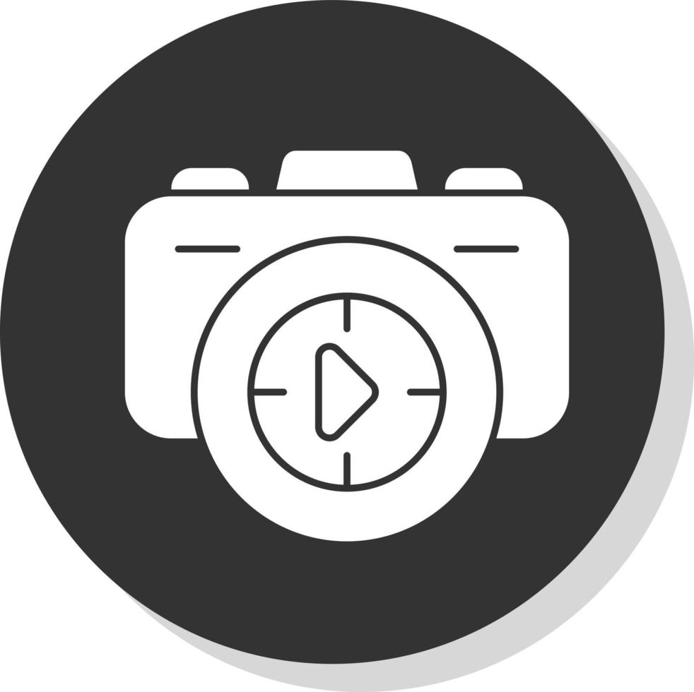 Camera Shots Vector Icon Design