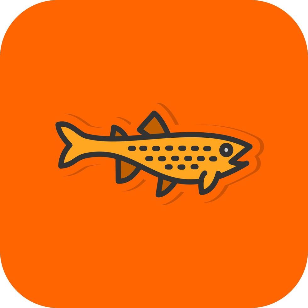 Trout Vector Icon Design