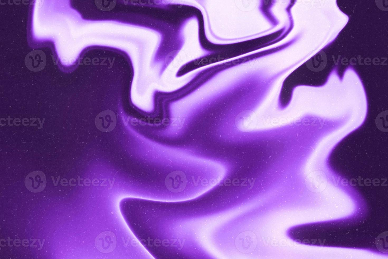 Abstract retro grunge psychedelic relief with film dust texture and purple gradient colors. Rough colored illustration background. photo