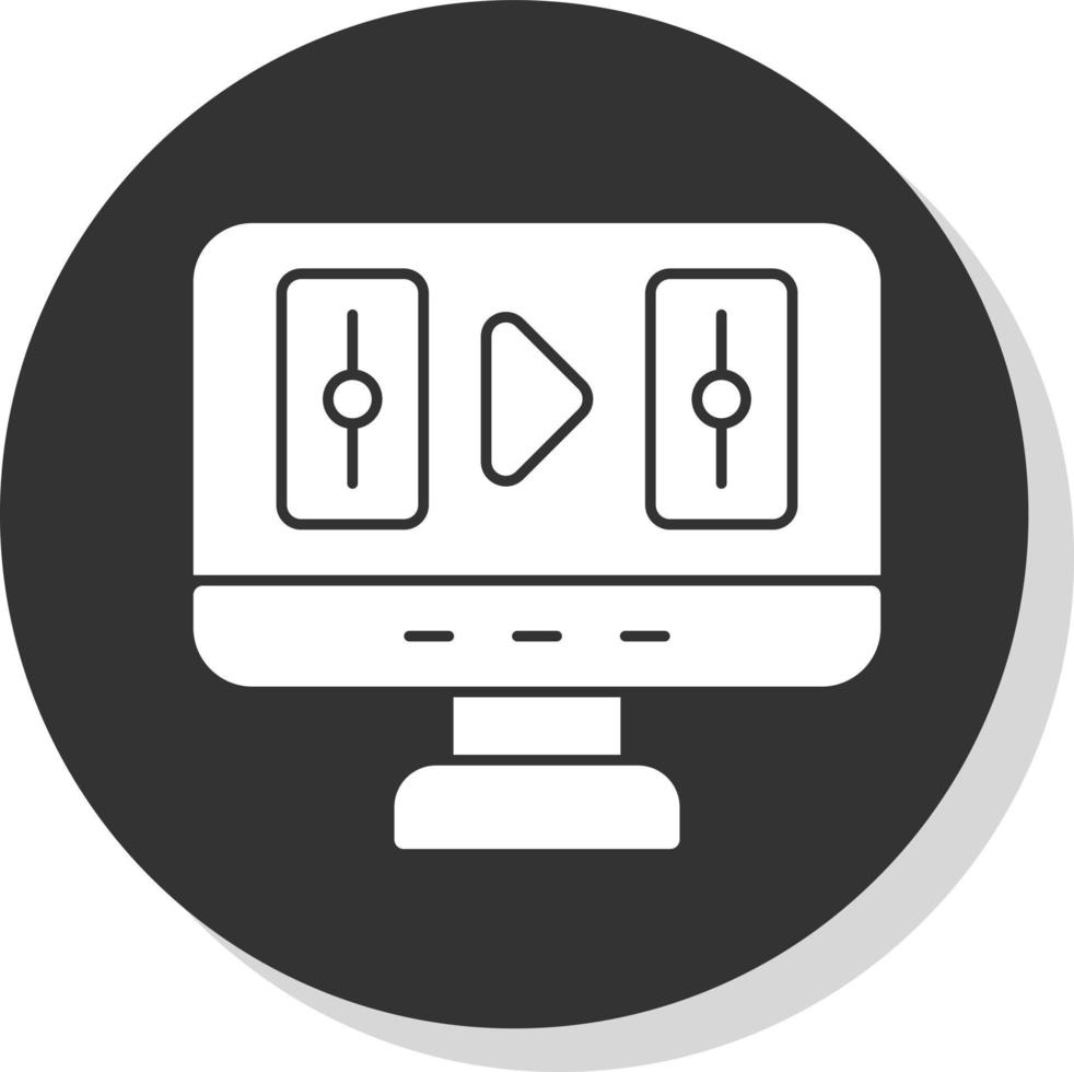 Video Editing Vector Icon Design