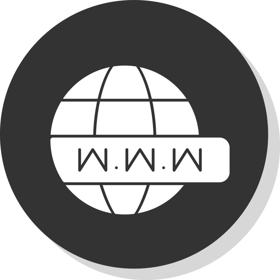 diseño de icono de vector de internet