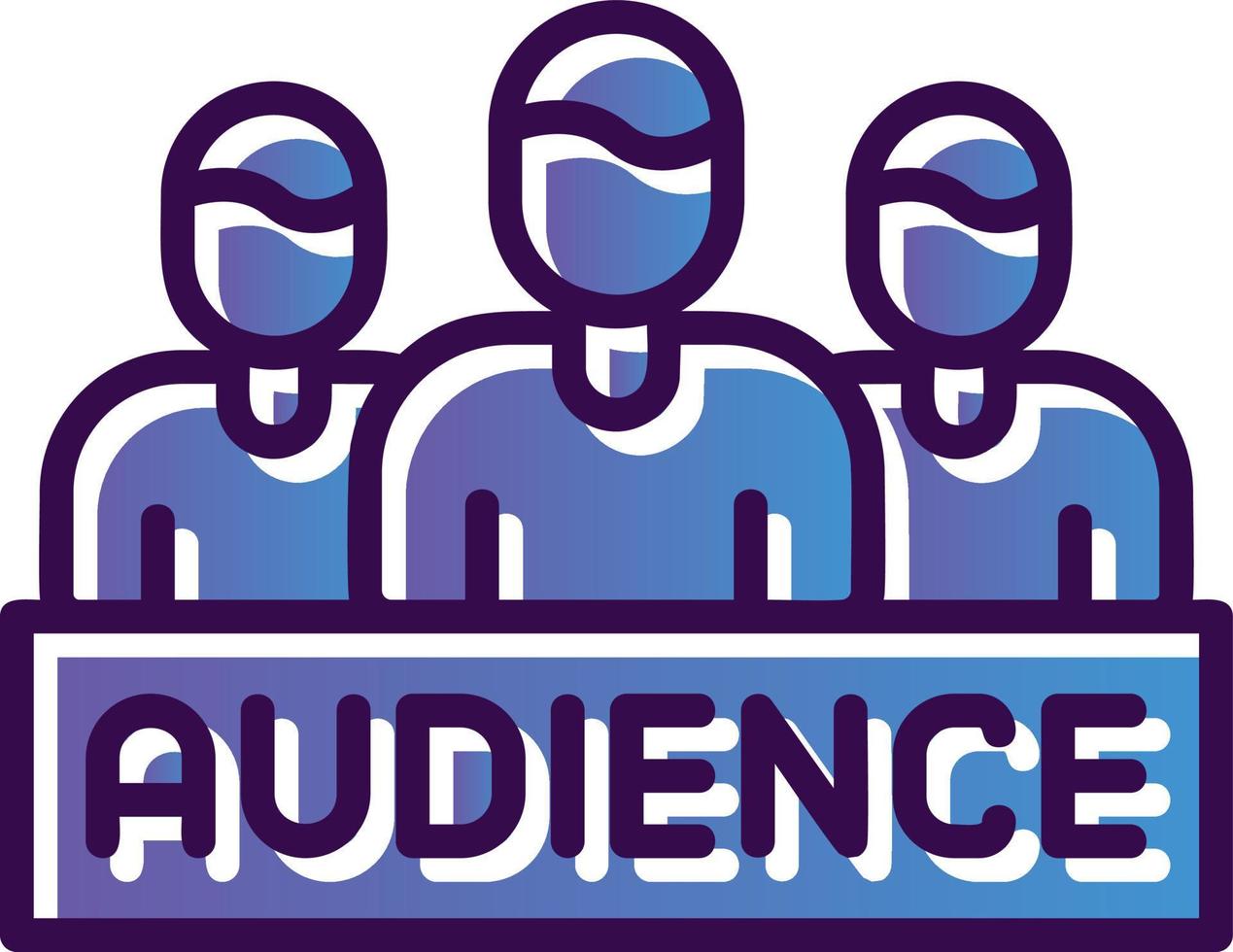 Audience Vector Icon Design