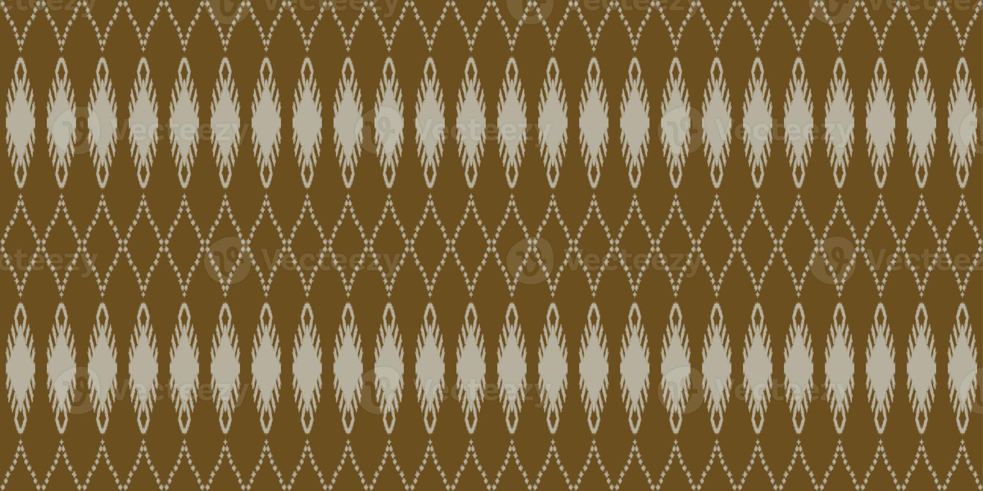 Beautiful colorful Thai knitted embroidery. geometric ethnic oriental pattern traditional on black background, Thai pattern culture, green stylem, clipping path include photo