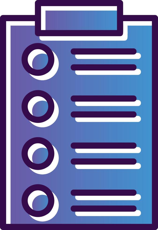 List Vector Icon Design