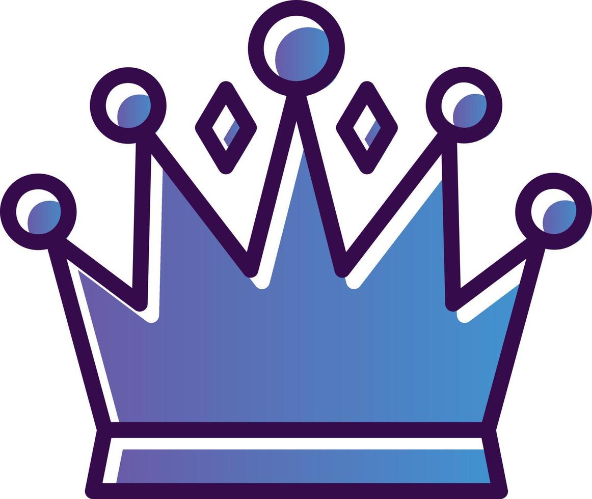 Crown Vector Icon Design