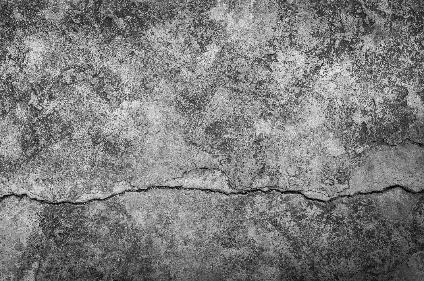 Grungy wall with large crack cement floor texture,cement large crack for dark background photo