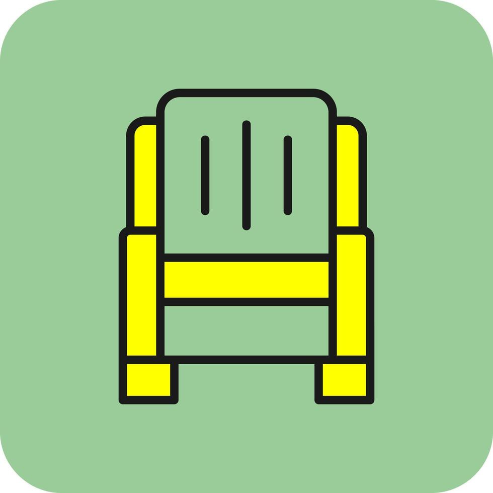 Armchair Vector Icon Design